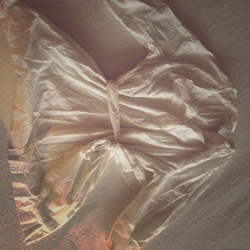 White coverup dress